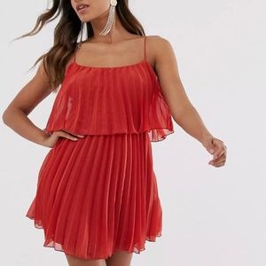 ASOS Pleated Mini Dress